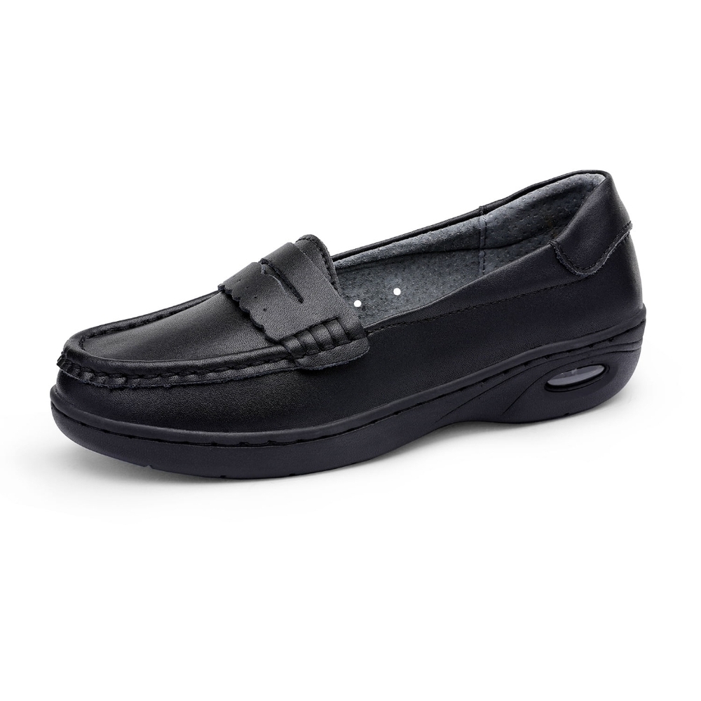 DREAM Women Work Shoes Restaurant Lightweight Slip On Black Size 9